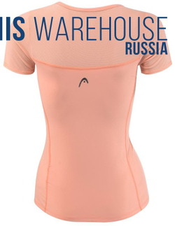 Женская футболка теннисная Head Performance T-Shirt W - flamingo