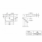 Раковина Villeroy&Boch Finion 416861R1 альпийский белый