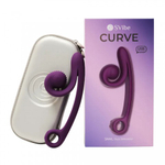 Вибратор для двойной стимуляции SVibe Snail CURVE фиолетовый
