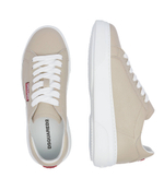 Кожаные кроссовки Dsquared2 - бежевый(SNM0354 25107398)