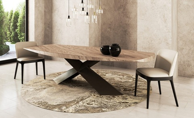 Стол обеденный Тирон 2 шпон