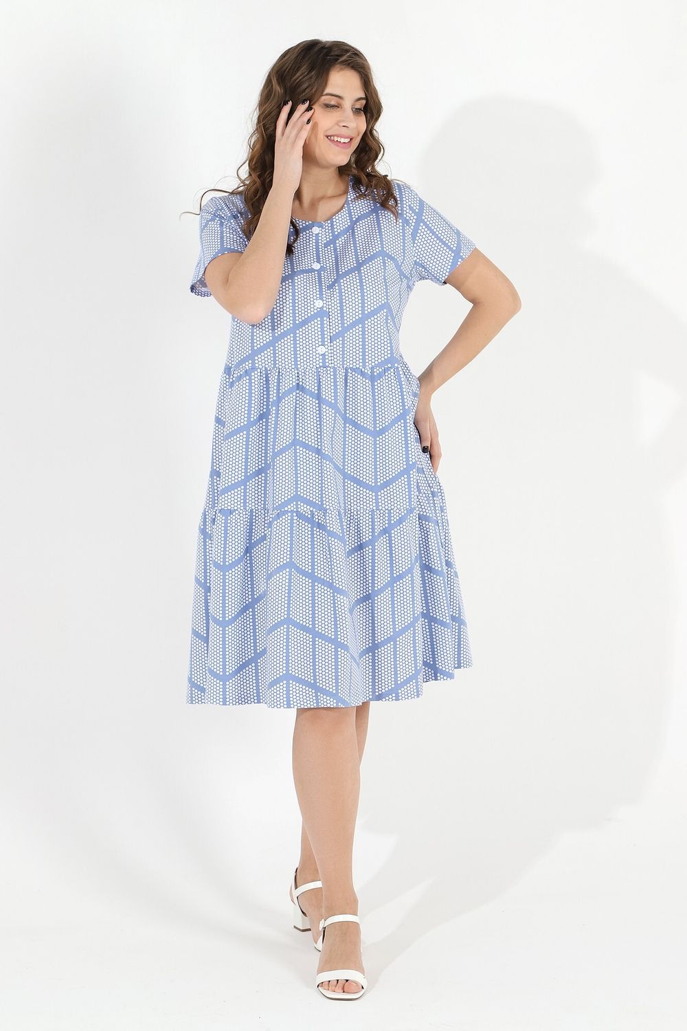 Платье Каскад-1 Виотекс ГОЛУБОЙ