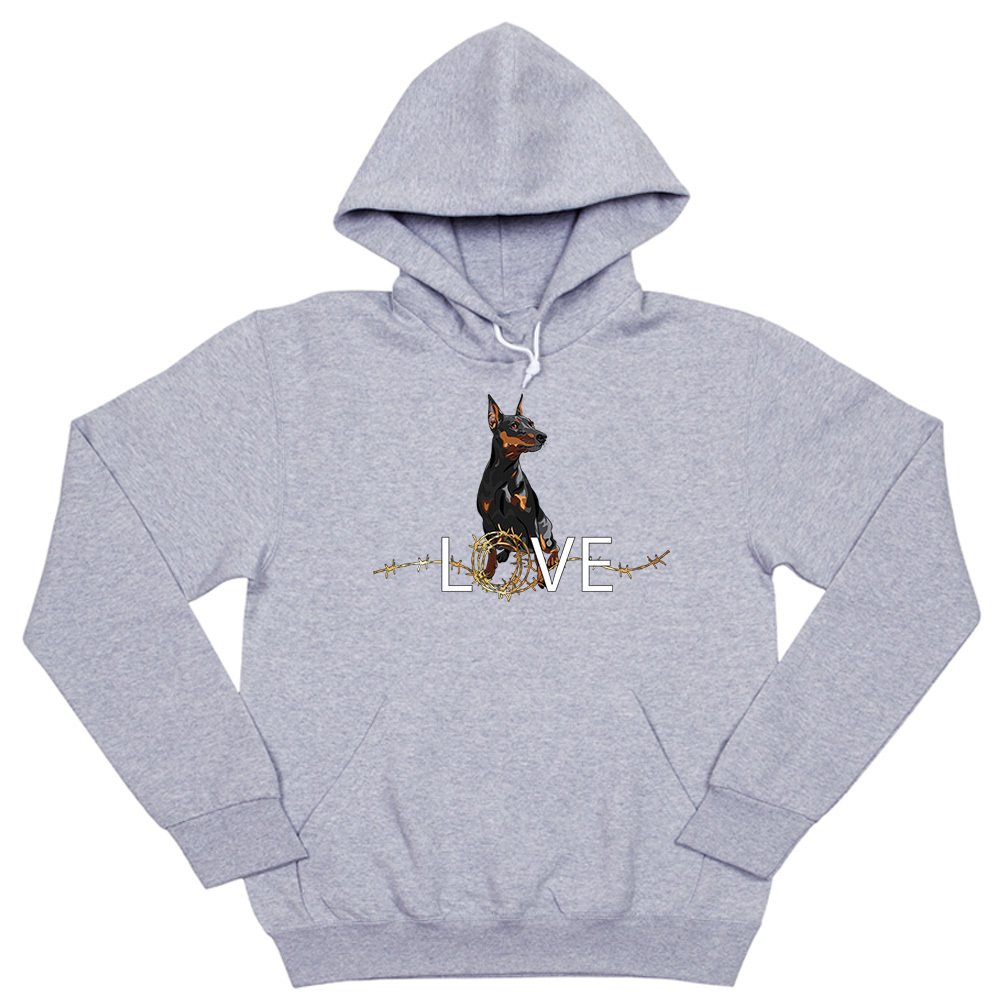 Толстовка "Цвергпинчер- колючая любовь"