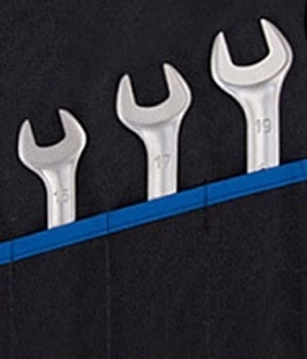 KING TONY (12D13MRN) Набор комбинированных ключей, 6-24 мм, чехол из теторона, 13 предметов