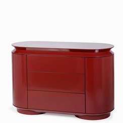 Комод Paula 120х50 см, красный глянец