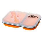 Силиконовый контейнер 2-отсека с ловилкой Tramp TRC-090 900мл -
