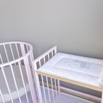 Кроватка-трансформер МАЛЮТКА 7 в 1 (розовый)