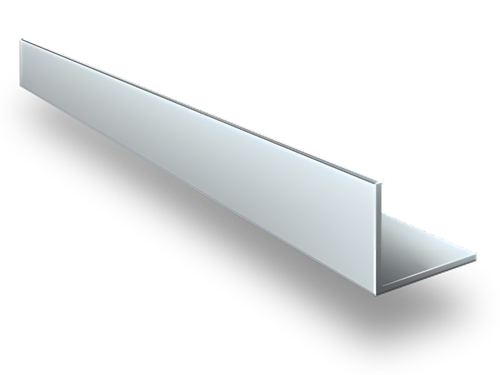 Уголок алюминиевый толщина 1.5 мм 50*50*3000 мм