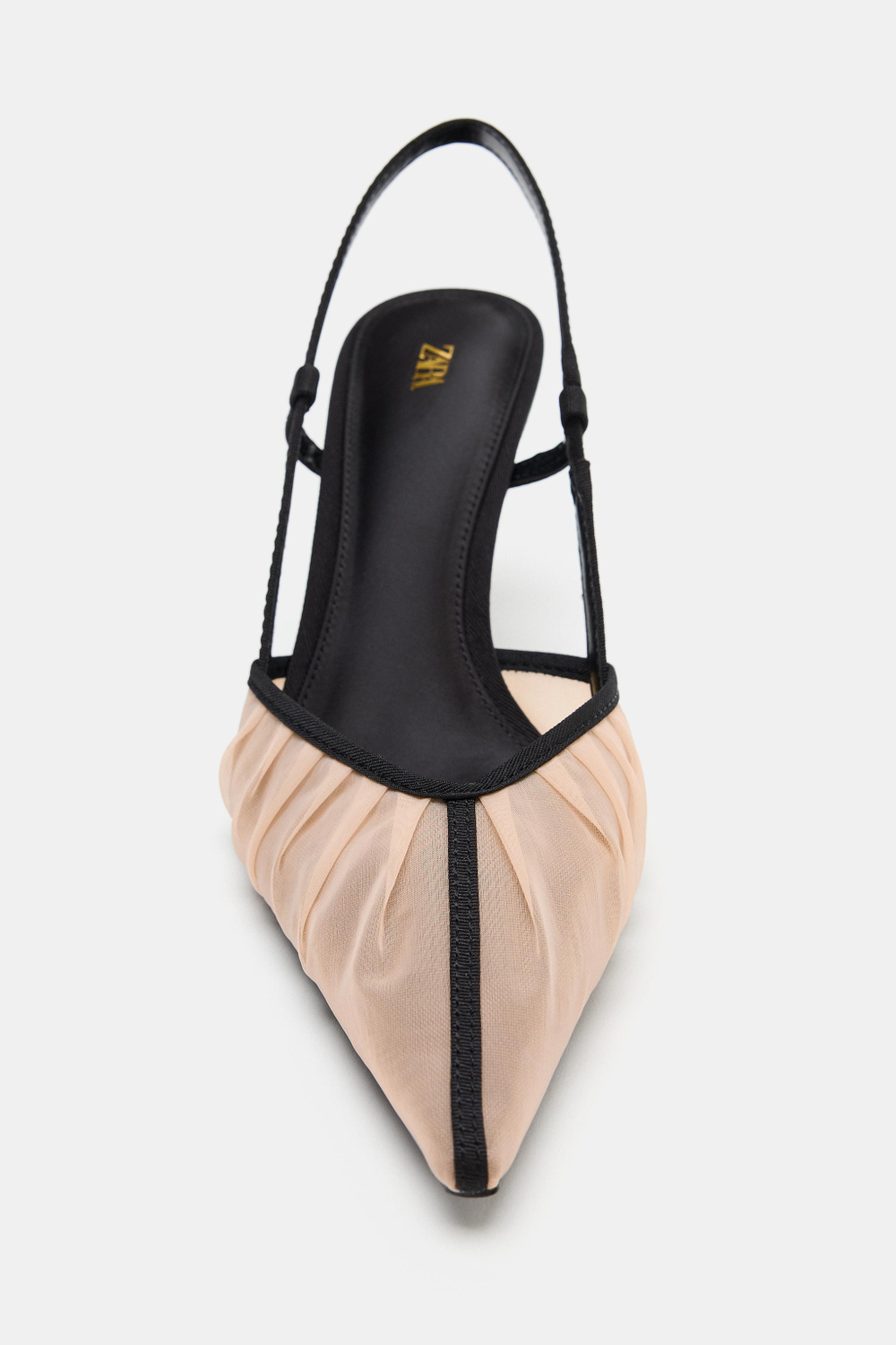 ZARA ТУФЛИ ИЗ СЕТЧАТОЙ ТКАНИ, РАЗНОЦВЕТНЫЙ