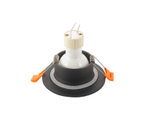 DK3016-BK Встраиваемый светильник влагозащ., IP 65, 50 Вт, GU10, черный, алюминий