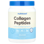 Nutricost, Пептиды коллагена, без добавок, 454 г (16,2 унции)