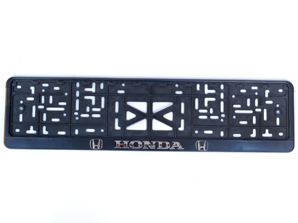 Рамка под номерной знак Honda 90017 Тольятти (книжка, серебро/золото)