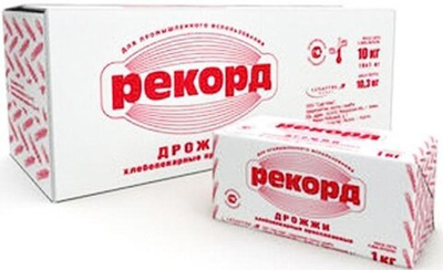 Дрожжи прессованные "Рекорд" красный 10 кг.