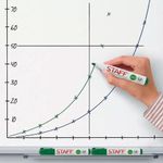 Маркер стираемый для белой доски ЗЕЛЕНЫЙ, STAFF "Manager", 5 мм, с клипом, 151494