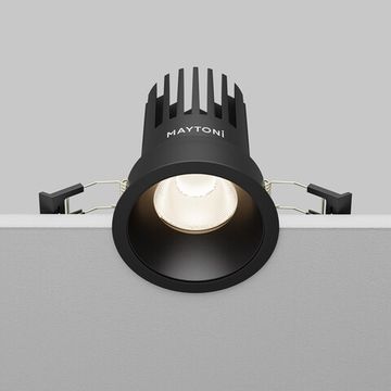 Встраиваемый светильник 15W 4000К DL117-15W-4K-B черный Dip Maytoni