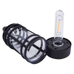 USL-S-189-PT480 VINTAGE Садовый светильник на солнечной батарее Винтаж. 1 филаментная лампа. Теплый белый свет. 1xААA Ni-Mh аккумулятор в-к. IP44. TM Uniel