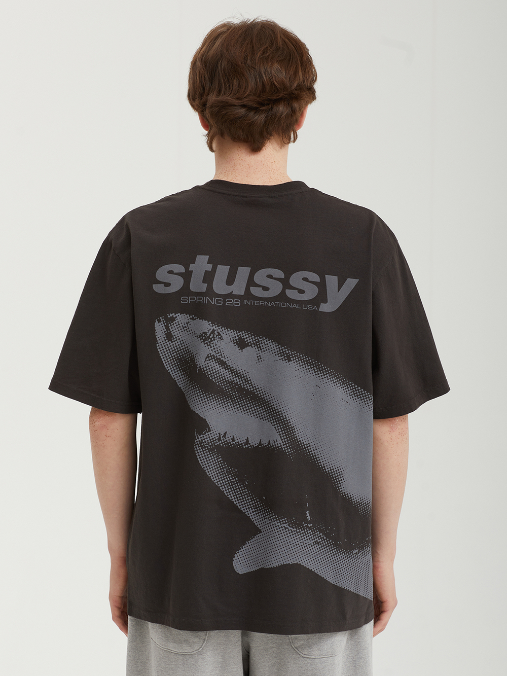 Мужская Футболка Shark Pig. Dyed
