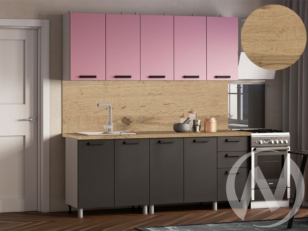 Кухня Кьяра 2.0м 26мм дуб вотан