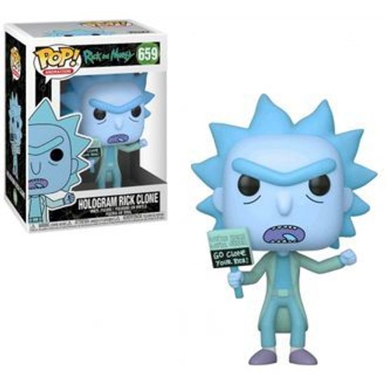 Фигурка Funko POP! Vinyl: Rick & Morty: Hologram Rick Clone 44252
