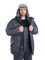 Костюм ORION Active Марс, зимний, плащевая, т.серый