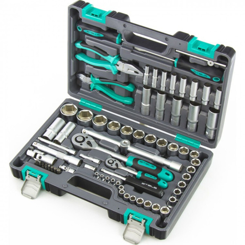 Набор инструментов 69 предметов 1/2, 1/4 STELS