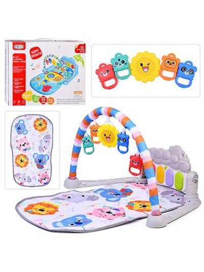 Коврик развивающий для малышей свет звук (368-82R)