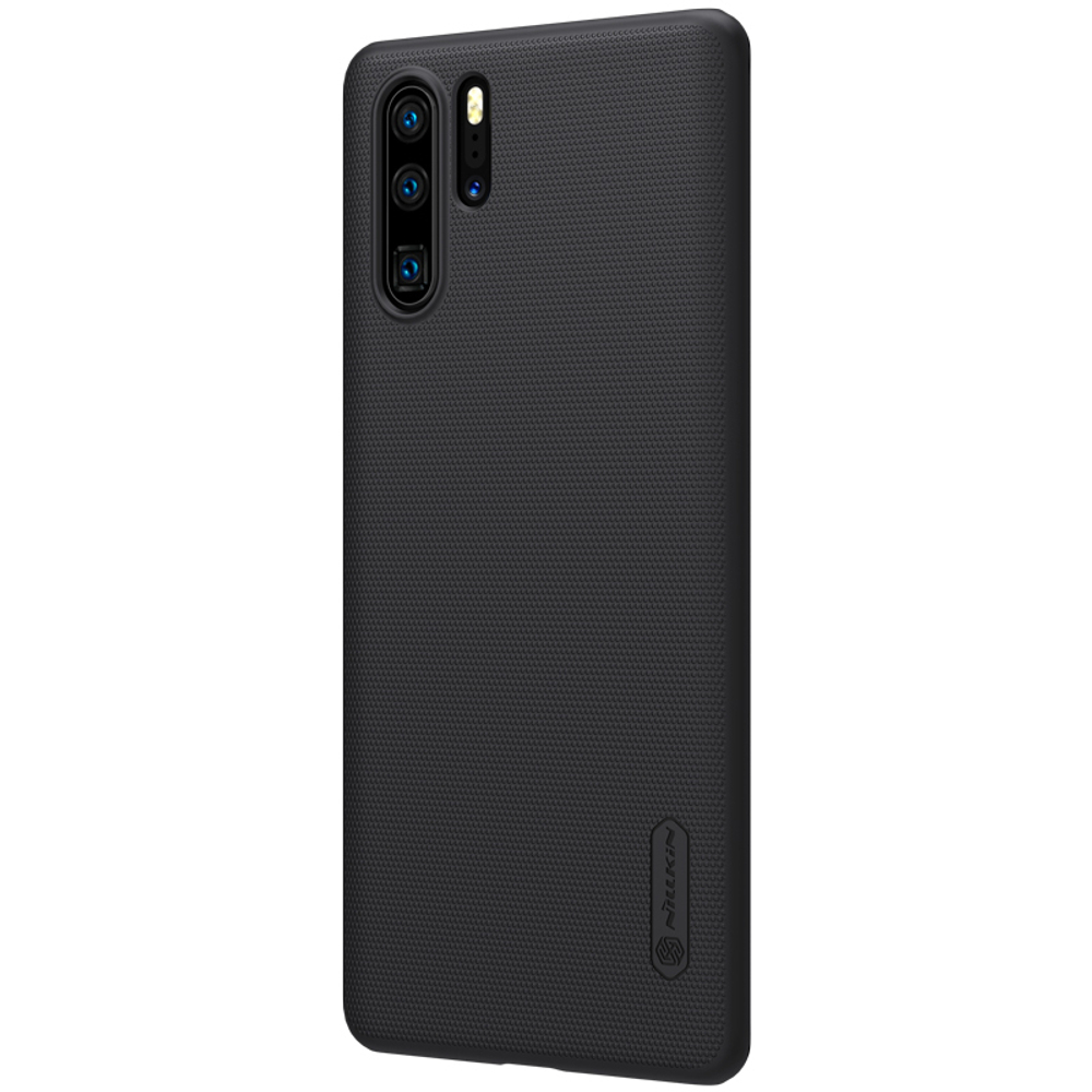 Чехол от Nillkin для Huawei P30 Pro, серия Super Frosted Shield черного цвета