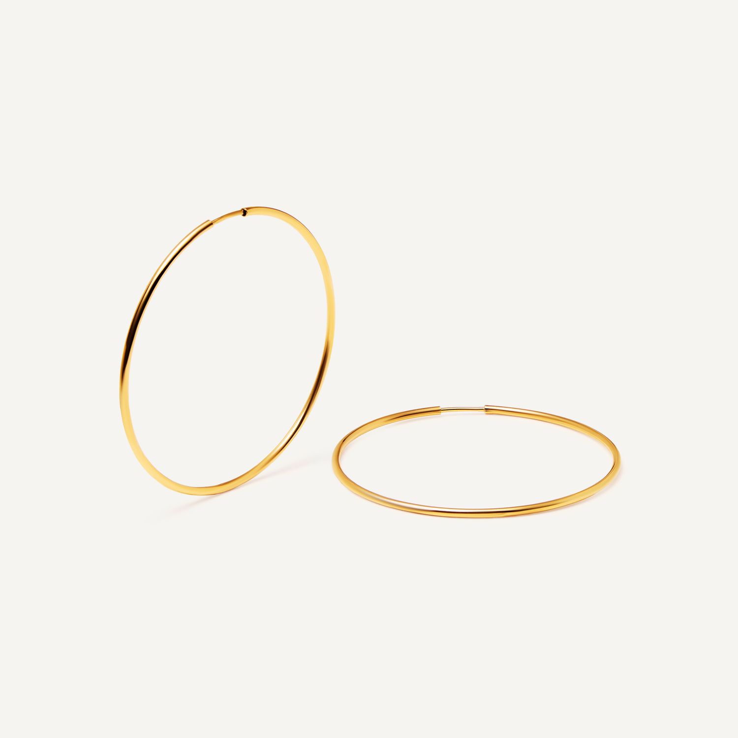 Серьги Wide Gold Congo - 6 cm