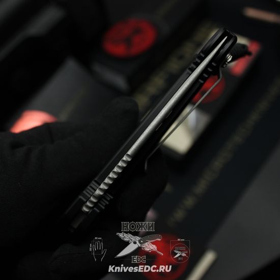 Автоматический нож Microtech MT_135-10AP LUDT, алюм.чёрная рук-ть, клинок M390, апокалиптик