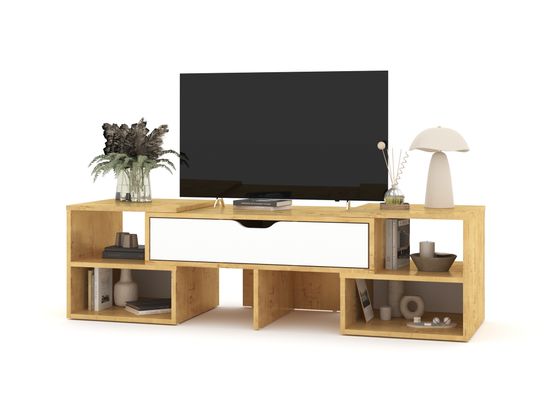 дуб бунратти / белый