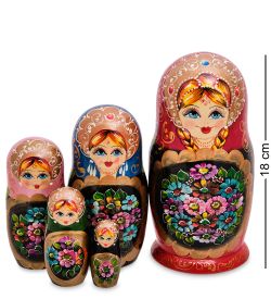 Народные промыслы МР-41/ 2-A Матрешка 5м «Алевтина «