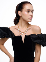 Колье "Pearl cluster" Gold