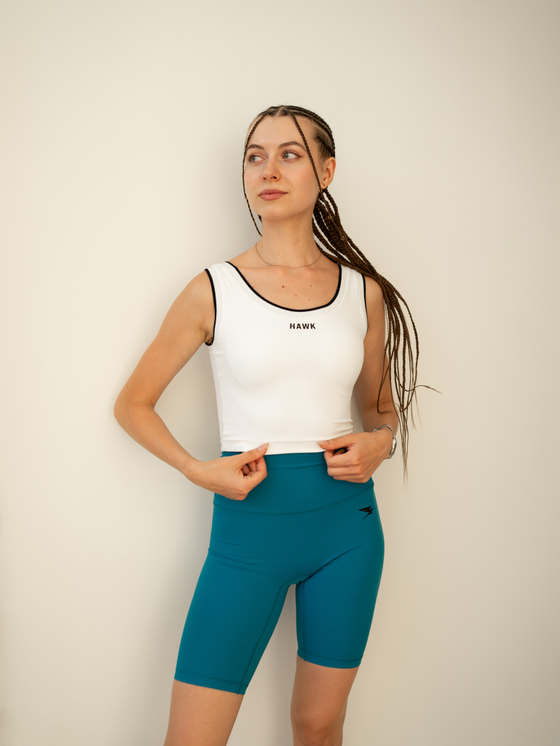 КРОП-ТОП STACK (белый)