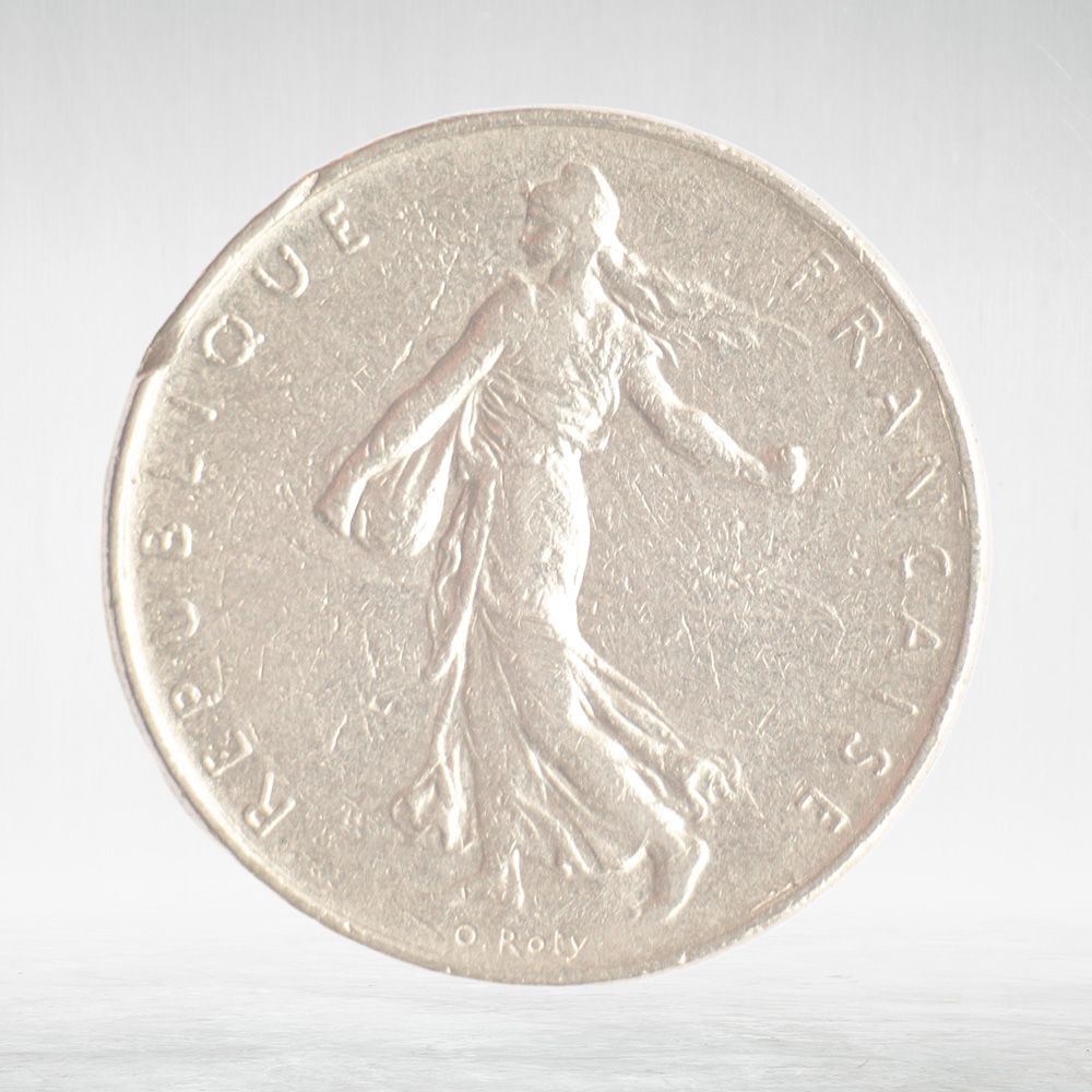 France, 1 Franc 1973 - Signature "O. Roty", VF