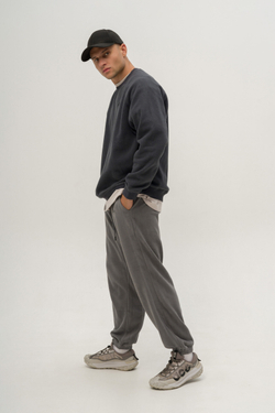 Толстовка KUL'TURA "FLEECE" Темно-серый