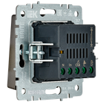 BRITE Кнопка звонка с индикацией для отелей 10А ВС10-1-9-БрТБ темная бронза IEK