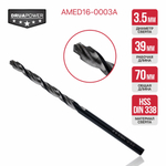 Сверло по металлу самоцентрирующееся P.I.T. серия DRUA AMED16-0003A (HSS, ?3,5мм, 70х39мм,SharkStep)