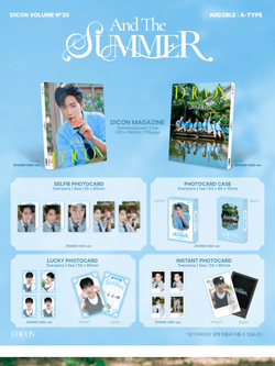 (ПРЕДЗАКАЗ) публикация DICON - AND THE SUMMER VOLUME N 35 A Type AND2BLE KIM GYUVIN Version