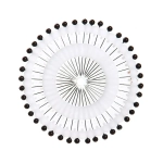 Булавка-гвоздик черная в наборе 40шт.