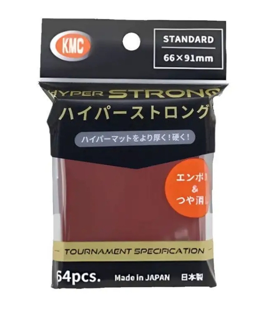 Протекторы KMC Hyper Strong Red (64 Sleeves)