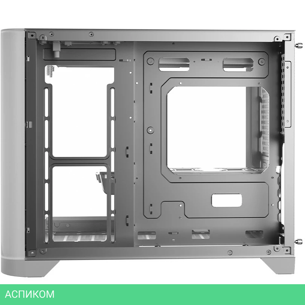 Корпус 1stPlayer UV6 без БП White (UV6-WH-2FC7R-W-1FC7-W)