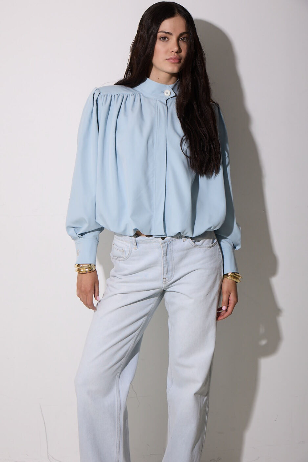 Жакет с рукавами-буфами