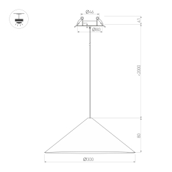 Светильник SP-MAKOTO-R300-10W Warm2700 (WH, 36 deg, 230V, TRIAC) (Arlight, IP20 Металл, 3 года) 057218