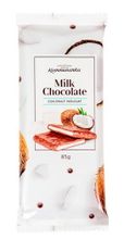 Белорусский шоколад молочный с кокосовой нугой &quot;Milk Chocolate coconut nougat&quot; 85г. Коммунарка - купить с доставкой по Москве и всей России