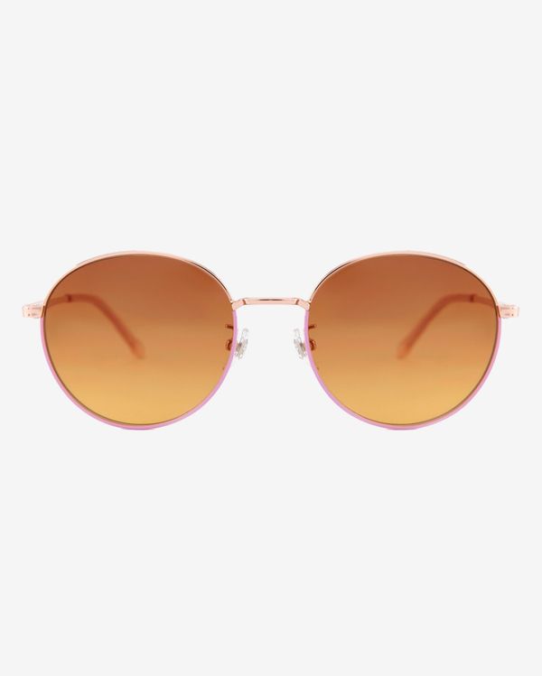 Очки солнцезащитные Spunky Round 2 Gold-Pink. gradient brown - фото 1