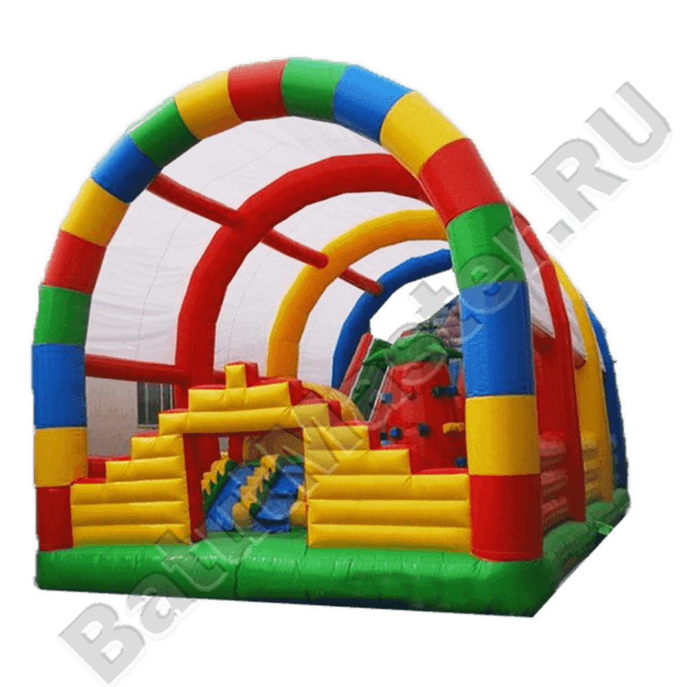 Коммерческий надувной батут "Радуга 2" 13*7*6 м