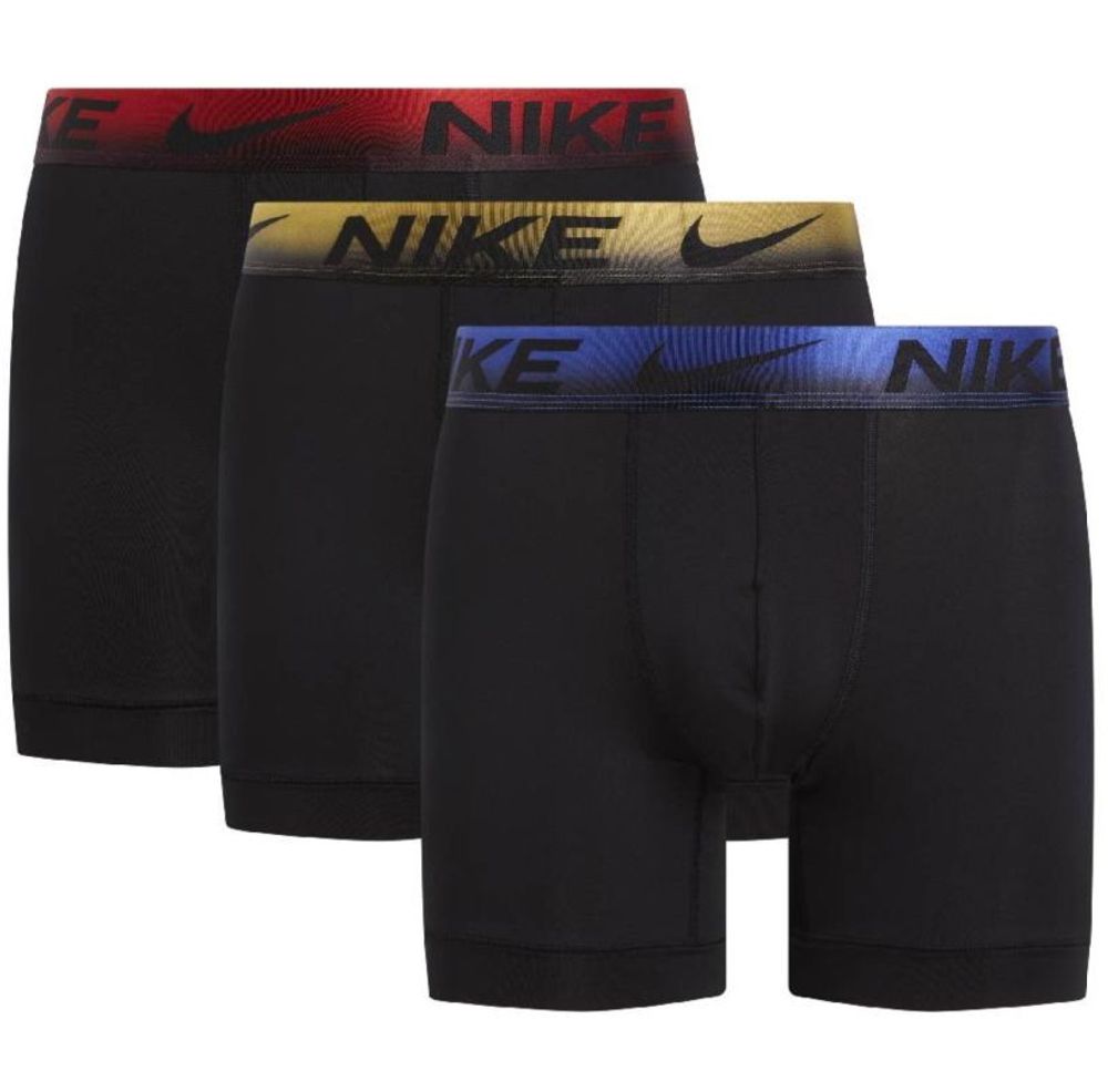 Мужские спортивные боксеры Nike Dri-Fit Essential Micro Brief 3P - черный