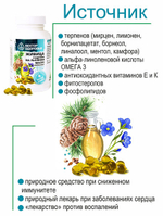 Живица кедровая на льняном масле 240 капсул