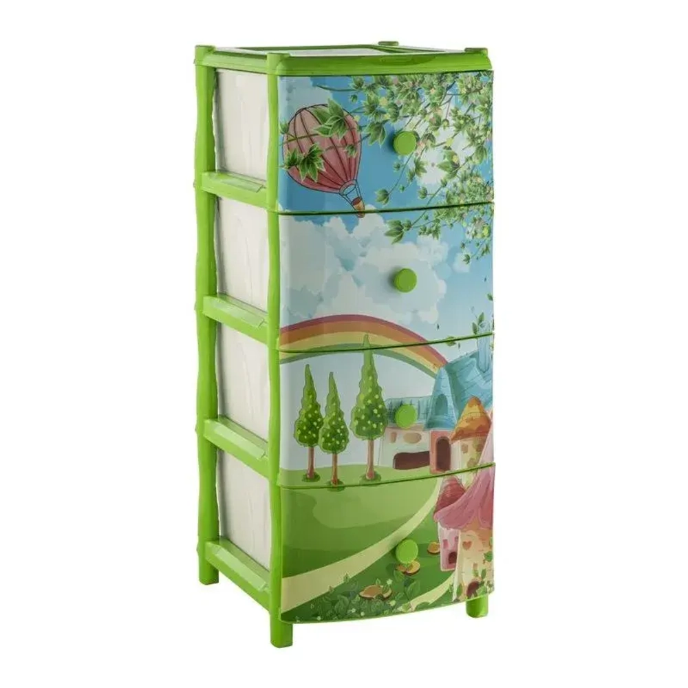 Комод Элластик с рисунком Радуга 395х980мм