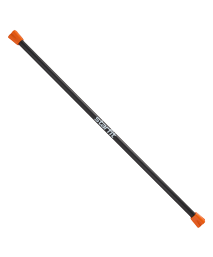 Бодибар BB-301, 4 кг, неопреновый, черный/оранжевый